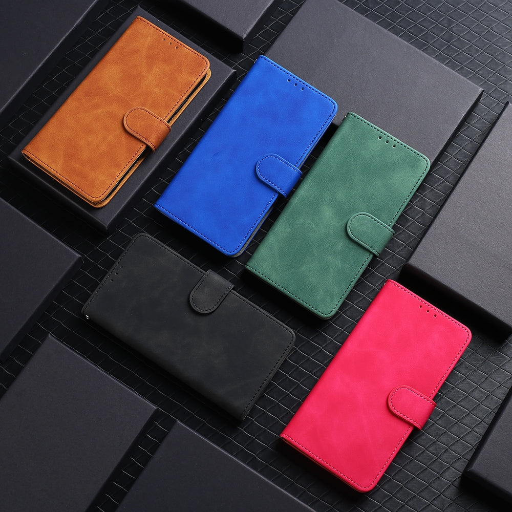For vivo V50 Skin Feel Magnetic Flip Leather Phone Case(Black)