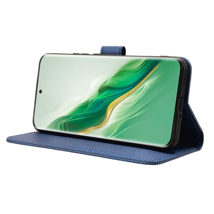 For Honor Magic6 5G Diamond Texture Leather Phone Case(Blue)