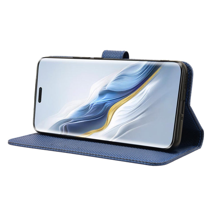 For Honor Magic6 Pro Diamond Texture Leather Phone Case(Blue)