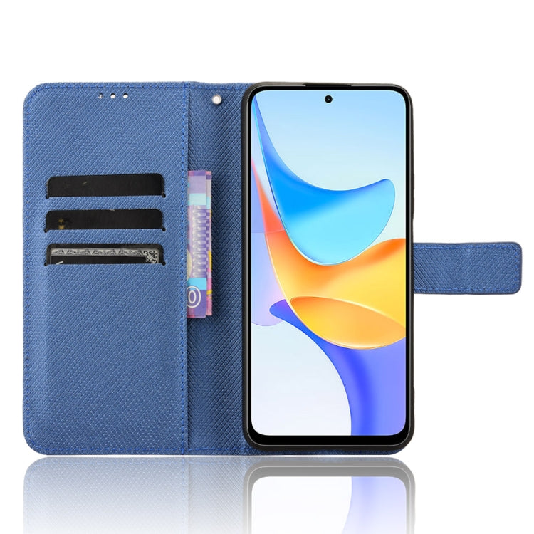 For Honor Play 50 Plus Diamond Texture Leather Phone Case(Blue)