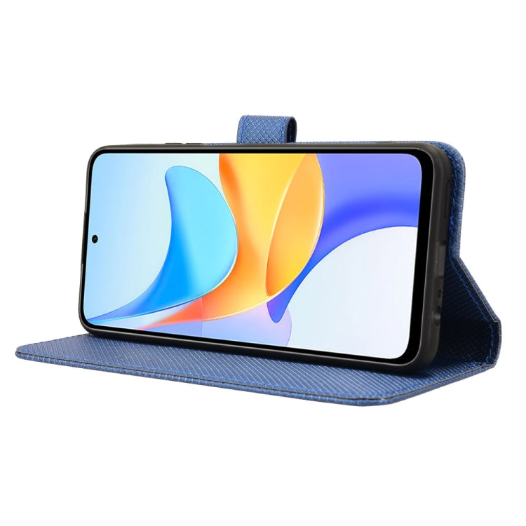 For Honor Play 50 Plus Diamond Texture Leather Phone Case(Blue)