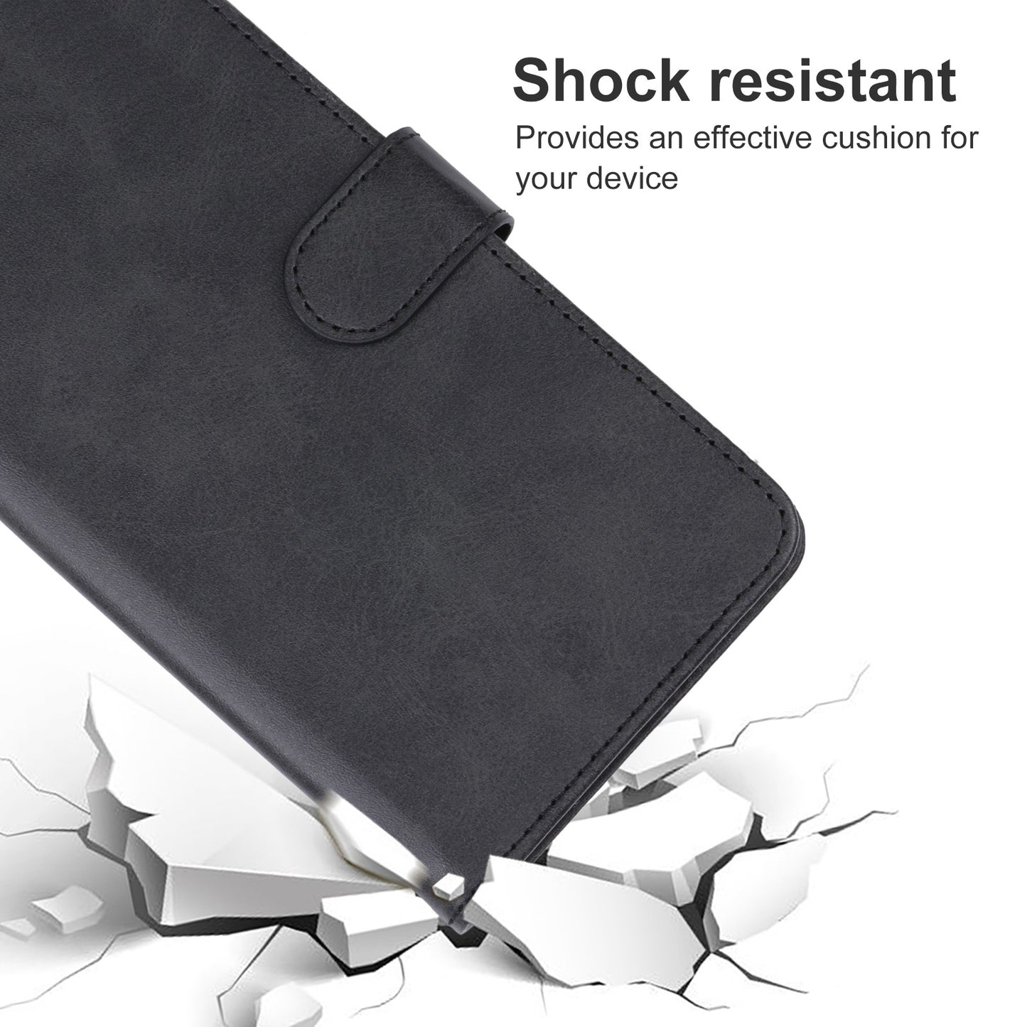 For OPPO K12 Leather Phone Case(Black)