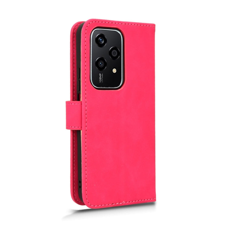 For Honor 200 Lite Skin Feel Magnetic Flip Leather Phone Case(Rose Red)