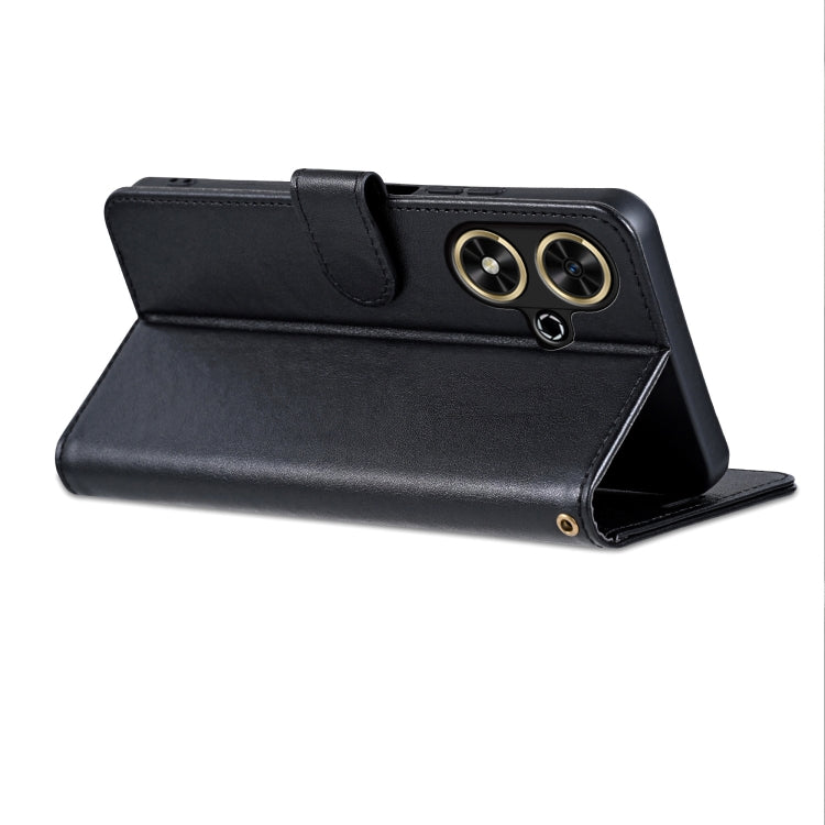 For Honor Play 50 / 50m 5G AZNS Sheepskin Texture Flip Leather Phone Case(Black)