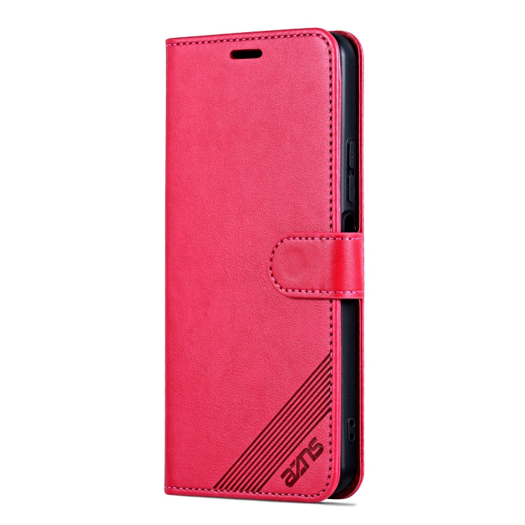 For Honor Play 50 / 50m 5G AZNS Sheepskin Texture Flip Leather Phone Case(Red)