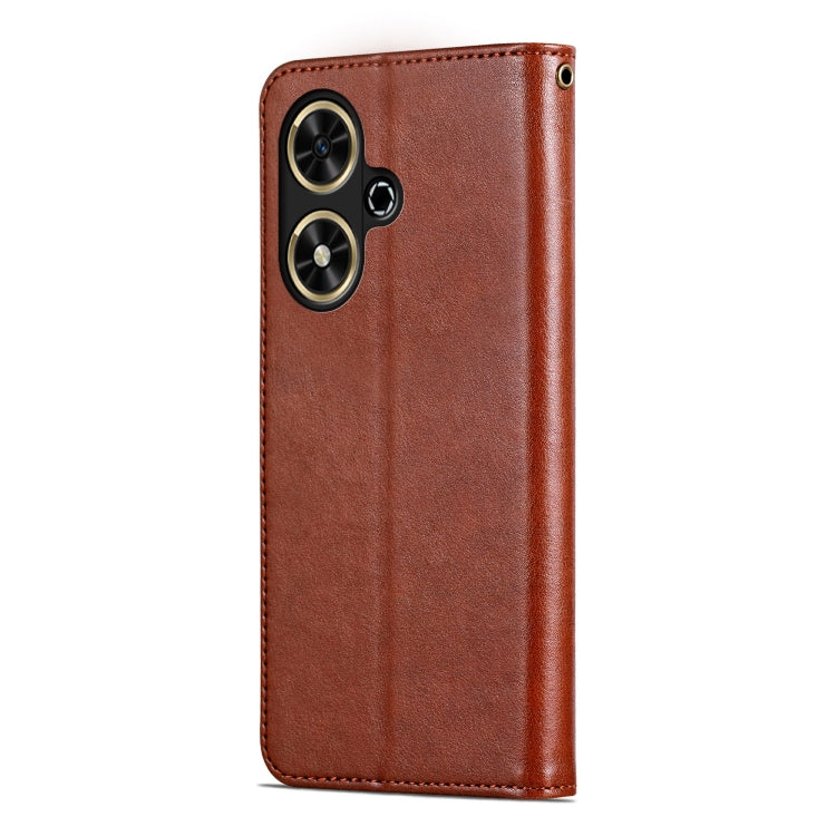 For Honor Play 50 / 50m 5G AZNS Sheepskin Texture Flip Leather Phone Case(Brown)