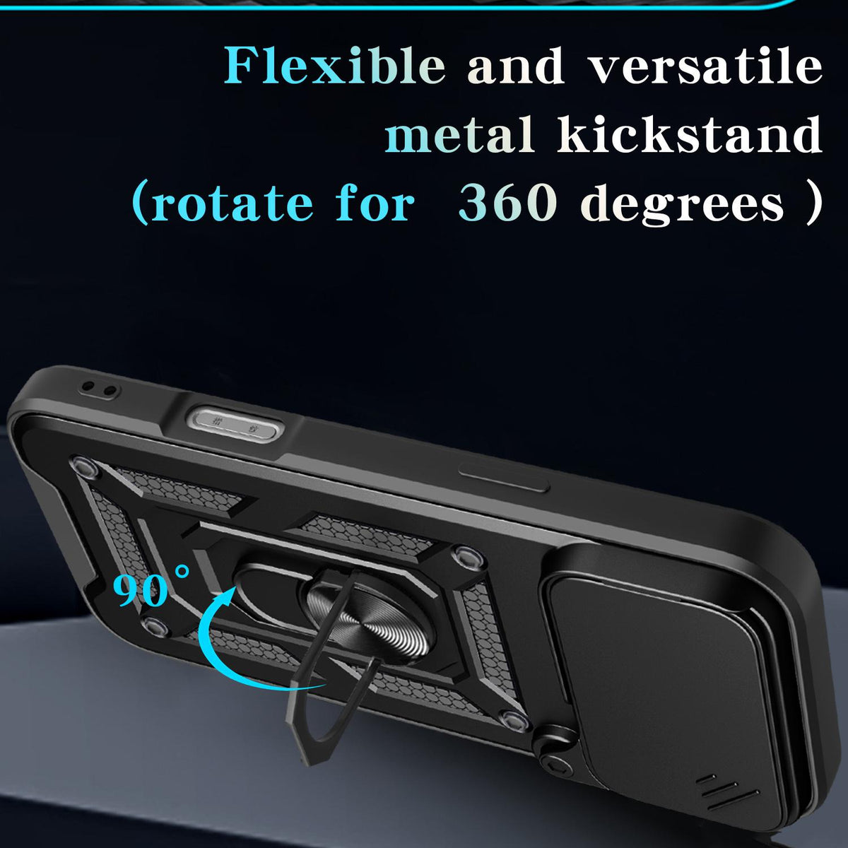 Compatible with iPhone 18 Pro Max Sliding Camera Cover Design TPU+PC Phone Case - Red