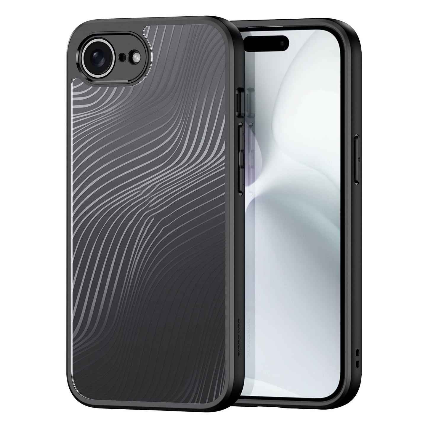 For iPhone 16e DUX DUCIS Aimo Series  Frosted Feel Phone Case(Black)