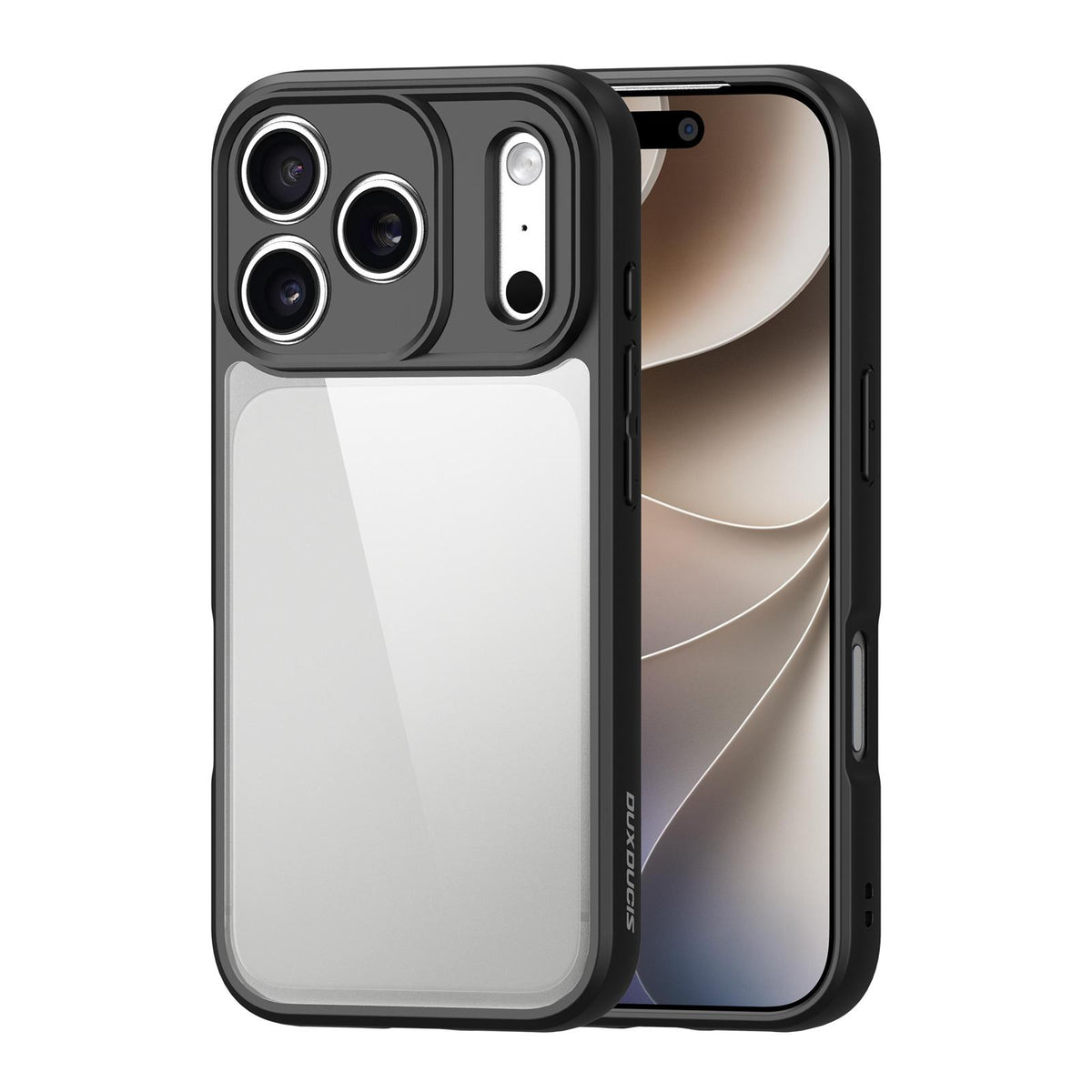 Compatible with iPhone 18 Pro Max DUX DUCIS Aimo Series Frosted Feel Phone Case - Black