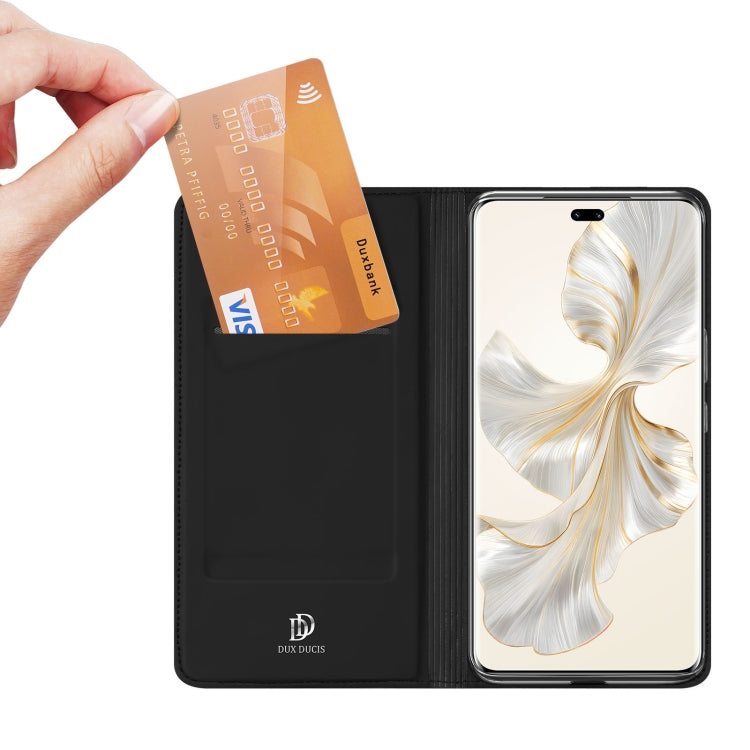 For Honor 100 Pro DUX DUCIS Skin Pro Series Flip Leather Phone Case(Black)