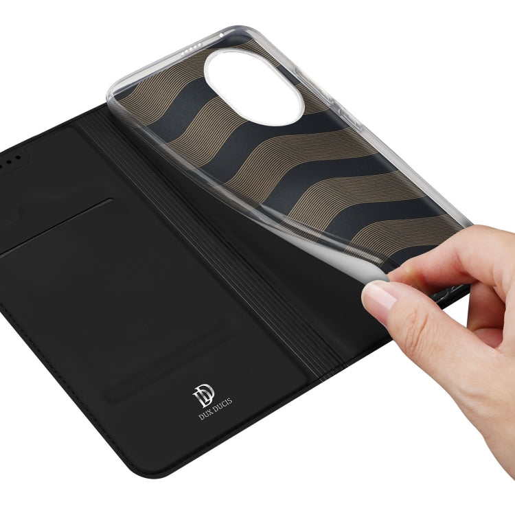 For Honor 100 Pro DUX DUCIS Skin Pro Series Flip Leather Phone Case(Black)