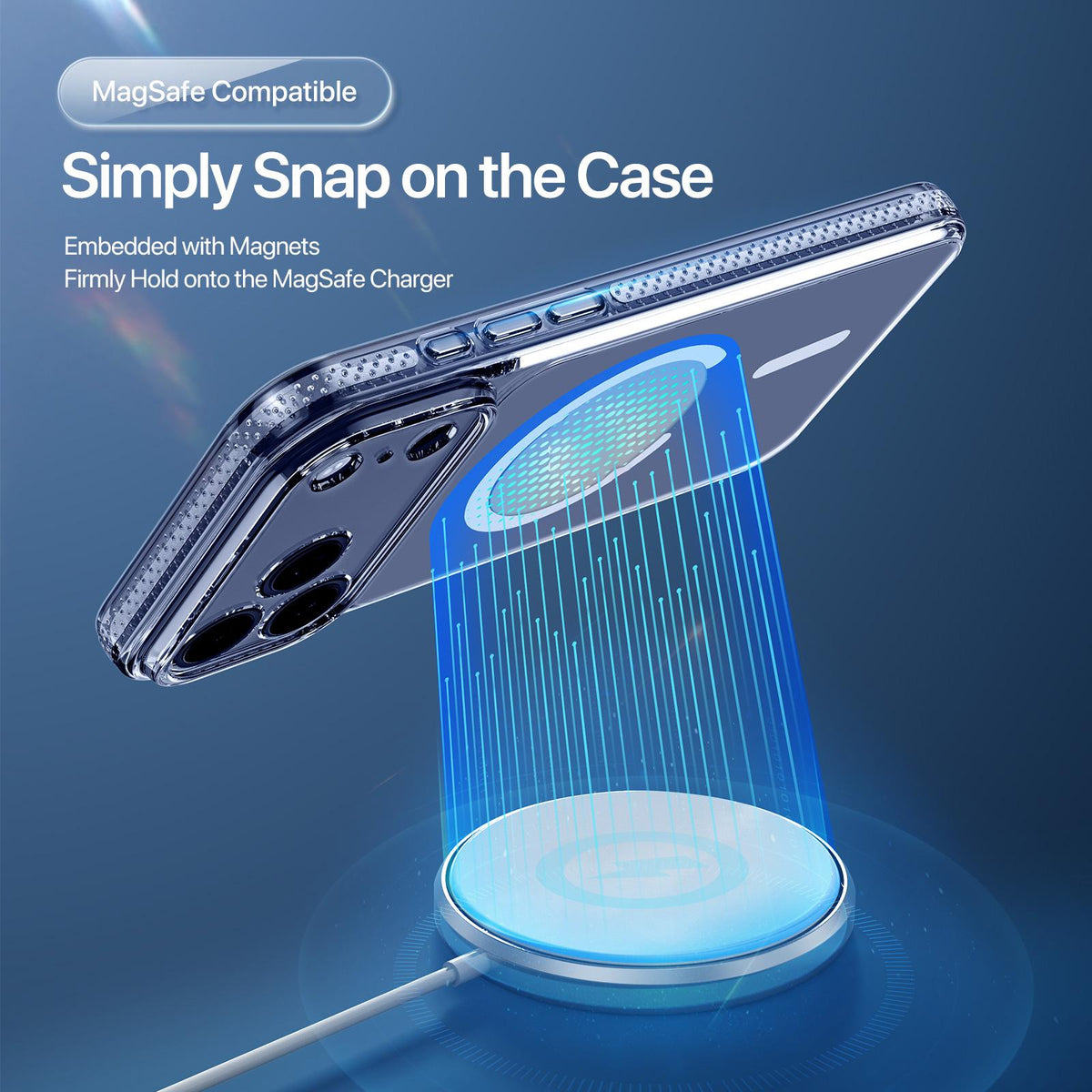 Compatible with iPhone 18 Pro Max DUX DUCIS Clin Mag Series Magsafe TPU Phone Case - Transparent