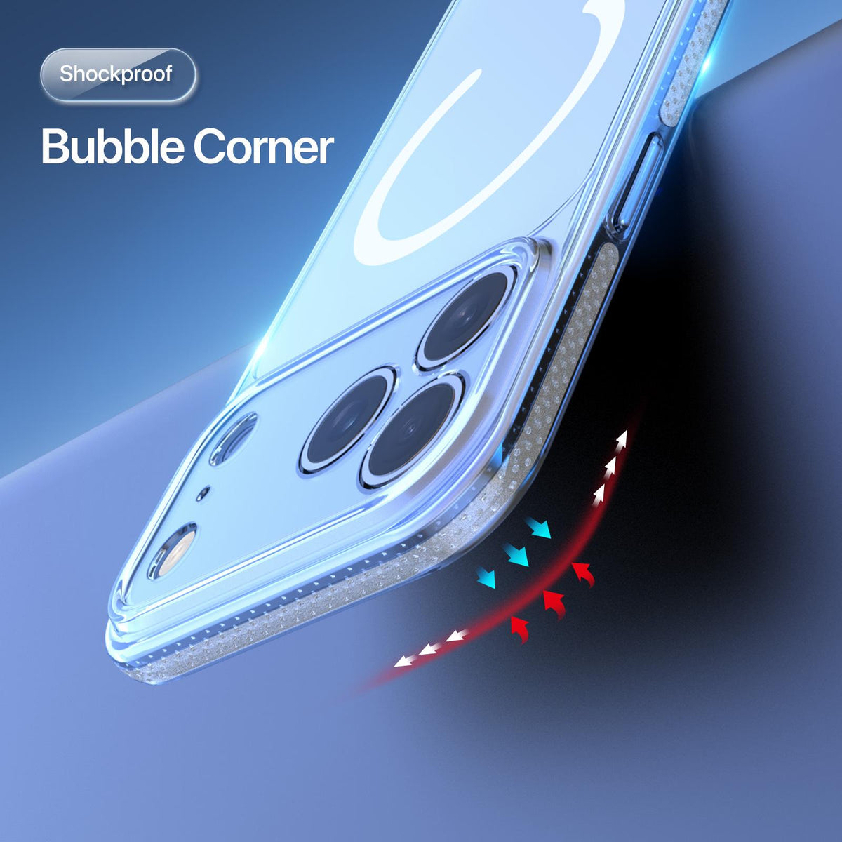 Compatible with iPhone 18 Pro Max DUX DUCIS Clin Mag Series Magsafe TPU Phone Case - Transparent