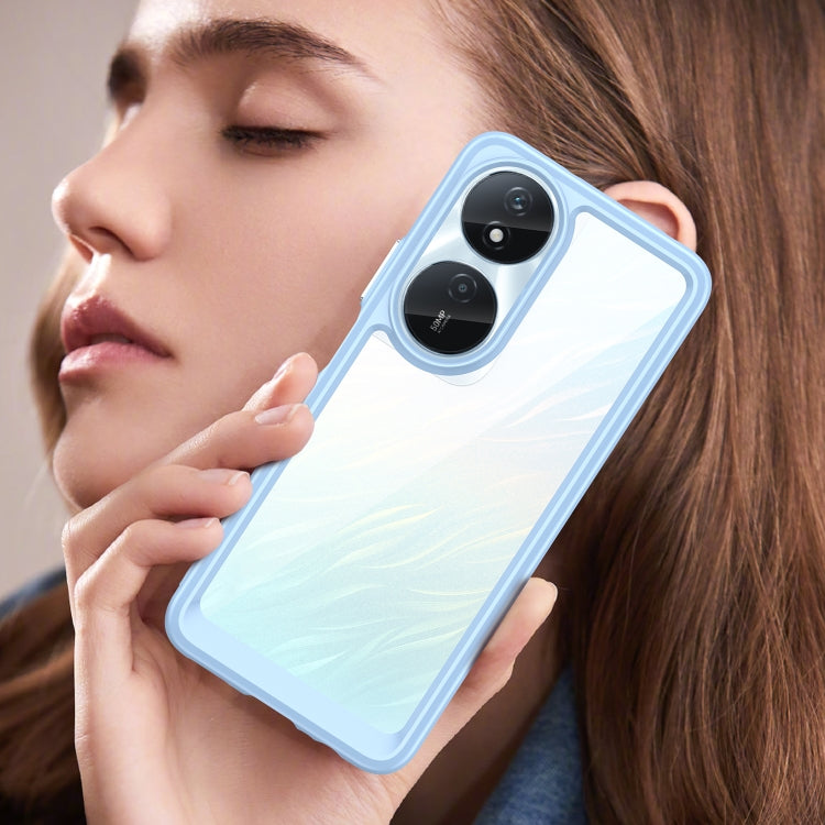 For Honor Play 50 Plus Colorful Series Acrylic Hybrid TPU Phone Case(Blue)