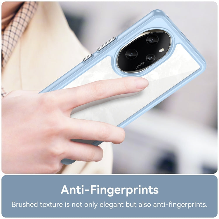 For Honor 100 Pro Colorful Series Acrylic Hybrid TPU Phone Case(Blue)