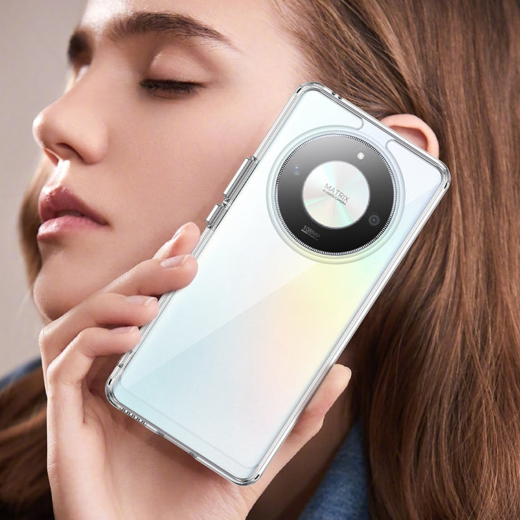 For Honor Magic6 Lite 5G Colorful Series Acrylic Hybrid TPU Phone Case(Transparent)