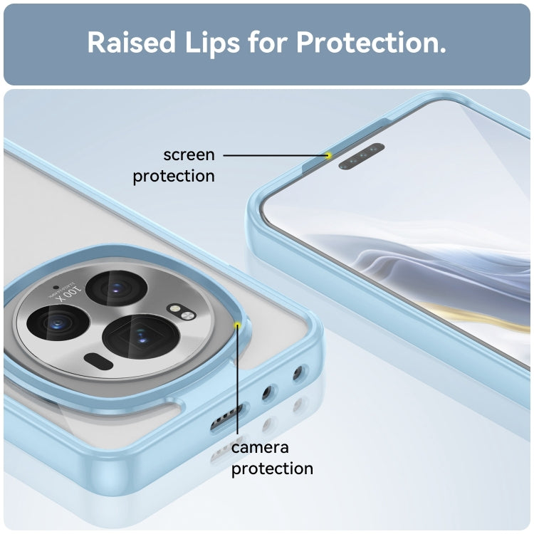 For Honor Magic6 Pro 5G Colorful Series Acrylic Hybrid TPU Phone Case(Blue)