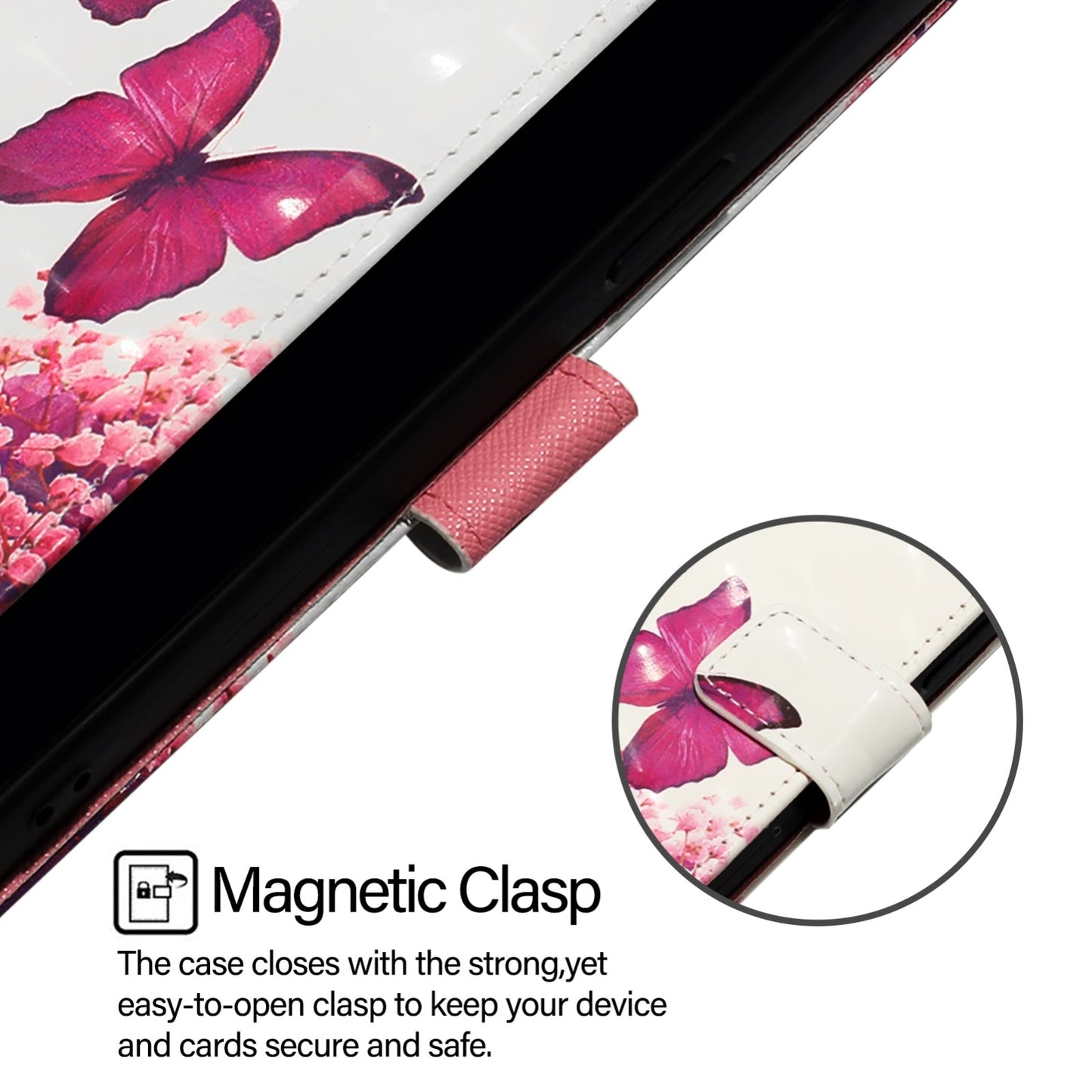 For iPhone 16e 3D Painting Horizontal Flip Leather Phone Case(Rose Butterfly)