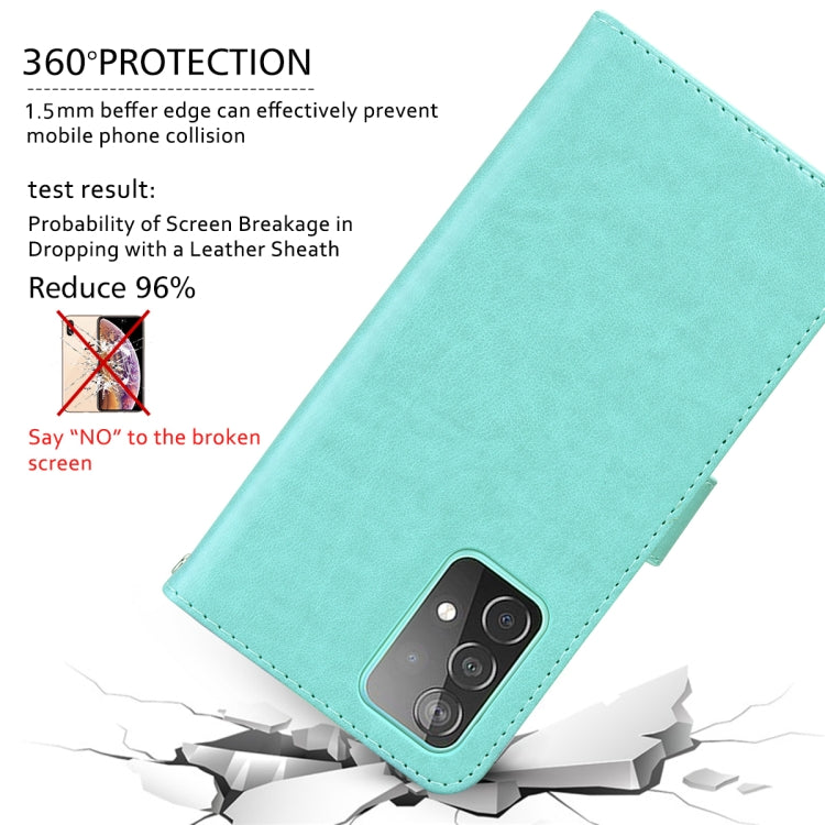 For Honor X9b Rose Embossed Flip PU Leather Phone Case(Green)