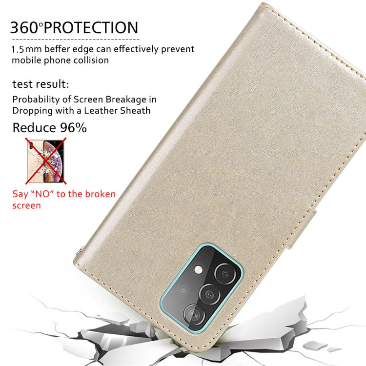 For Samsung Galaxy S24 Rose Embossed Flip PU Leather Phone Case(Gold)