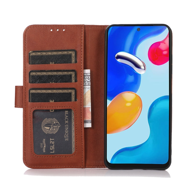 For Honor X8b Cow Texture Leather Phone Case(Brown)