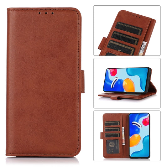 For Honor X7B / Huawei Enjoy 50 Plus Cow Texture Leather Phone Case(Brown)