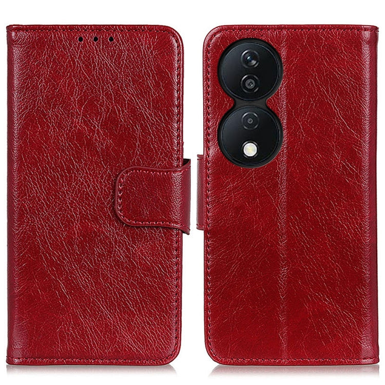 For Honor X7B / Huawei Enjoy 50 Plus Nappa Texture Flip Leather Phone Case(Red)