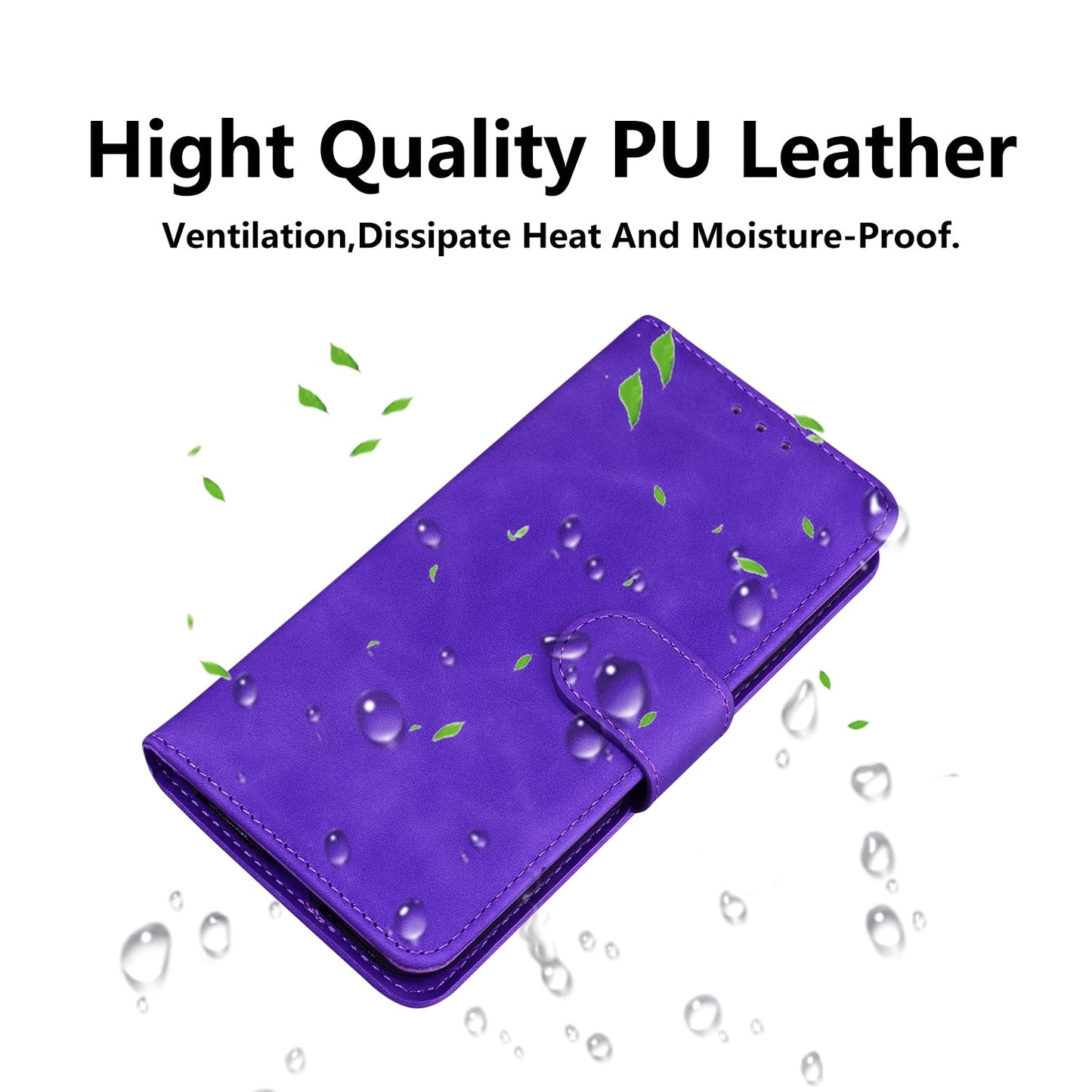 For iPhone 16e Skin Feel Pure Color Flip Leather Phone Case(Purple)