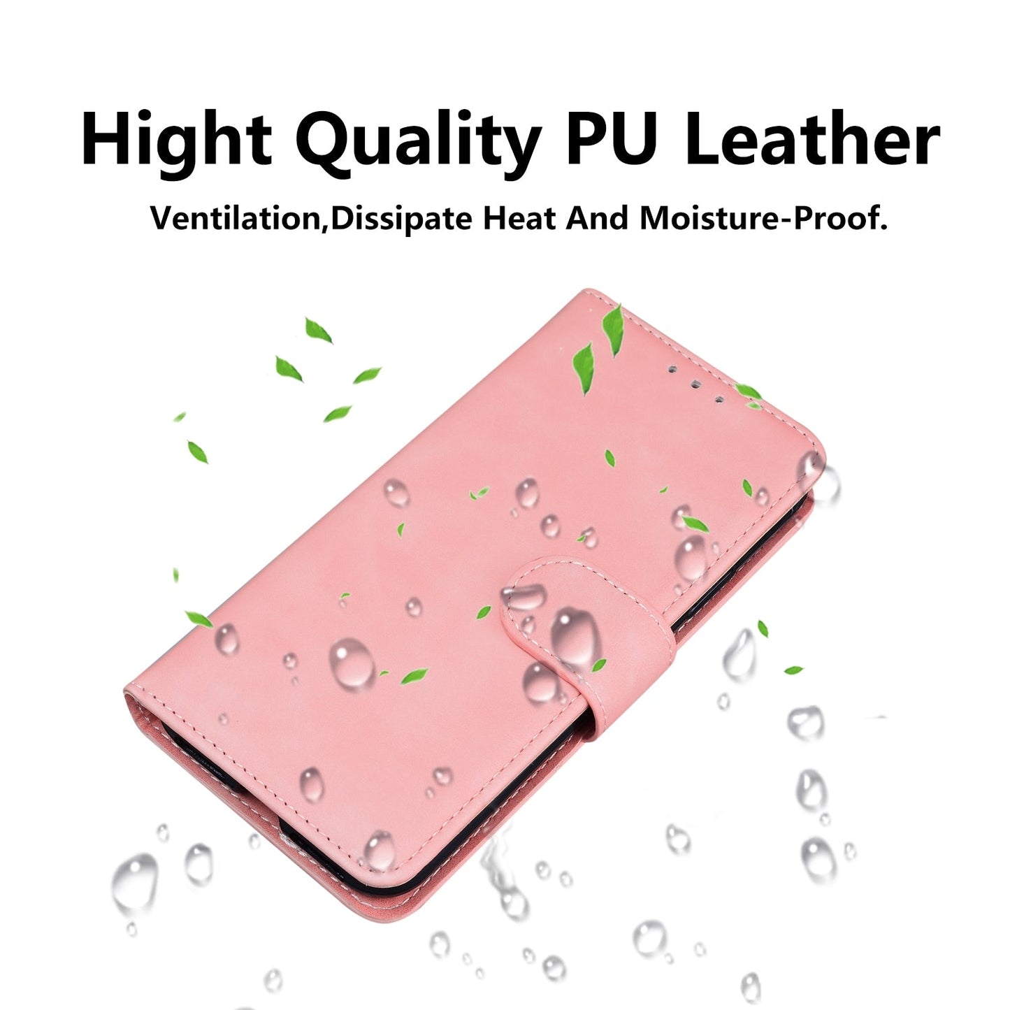 For iPhone 16e Skin Feel Pure Color Flip Leather Phone Case(Pink)