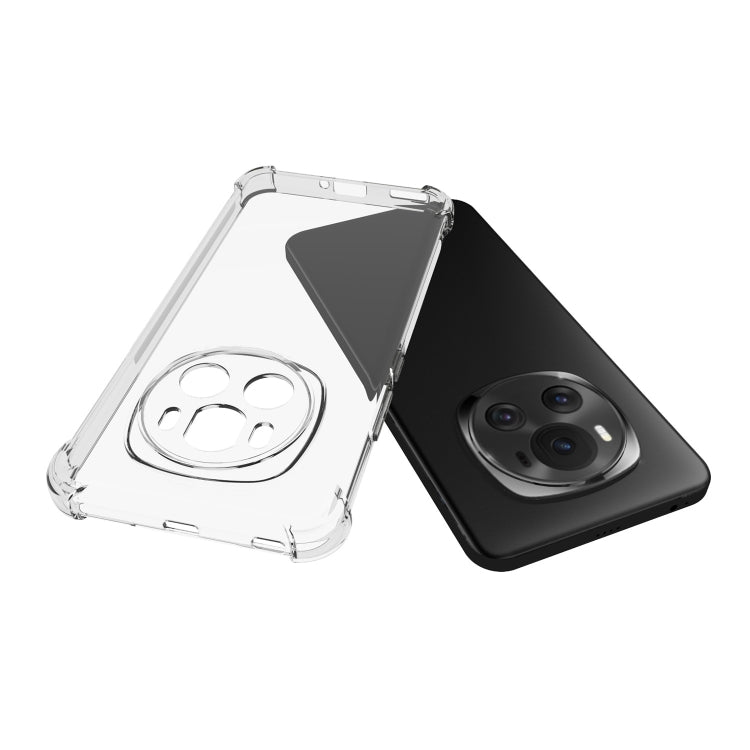 For Honor Magic6 5G Shockproof Non-slip Thickening TPU Phone Case(Transparent)