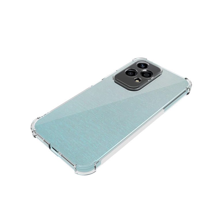 For Honor 200 Lite Global Shockproof Non-slip Thickening TPU Phone Case(Transparent)