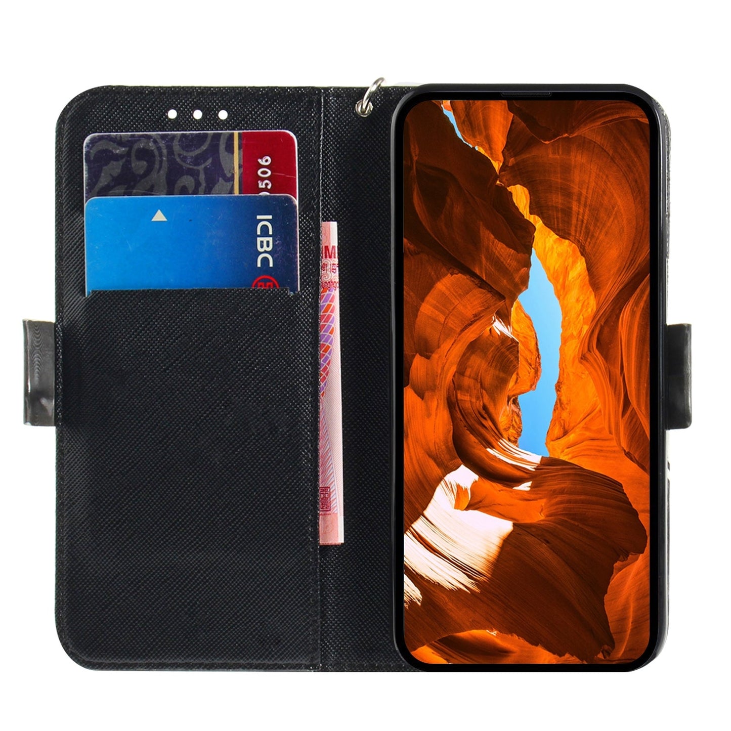 For iPhone 16e 3D Colored Horizontal Flip Leather Phone Case(Peacock Wreath)