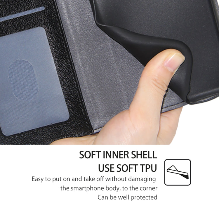 For Honor Magic6 Zipper Bag Leather Phone Case(Black)