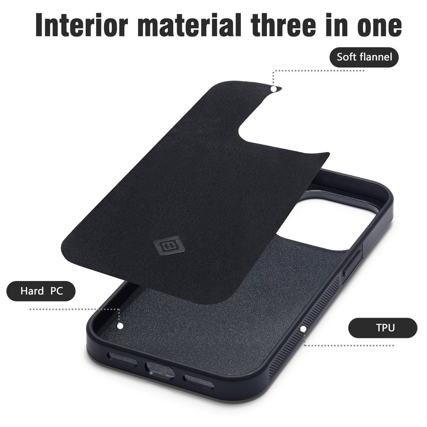 For Xiaomi Mi Mix Fold LC.IMEEKE 3 in 1 Carbon Fiber Texture Shockproof Phone Case(Black)