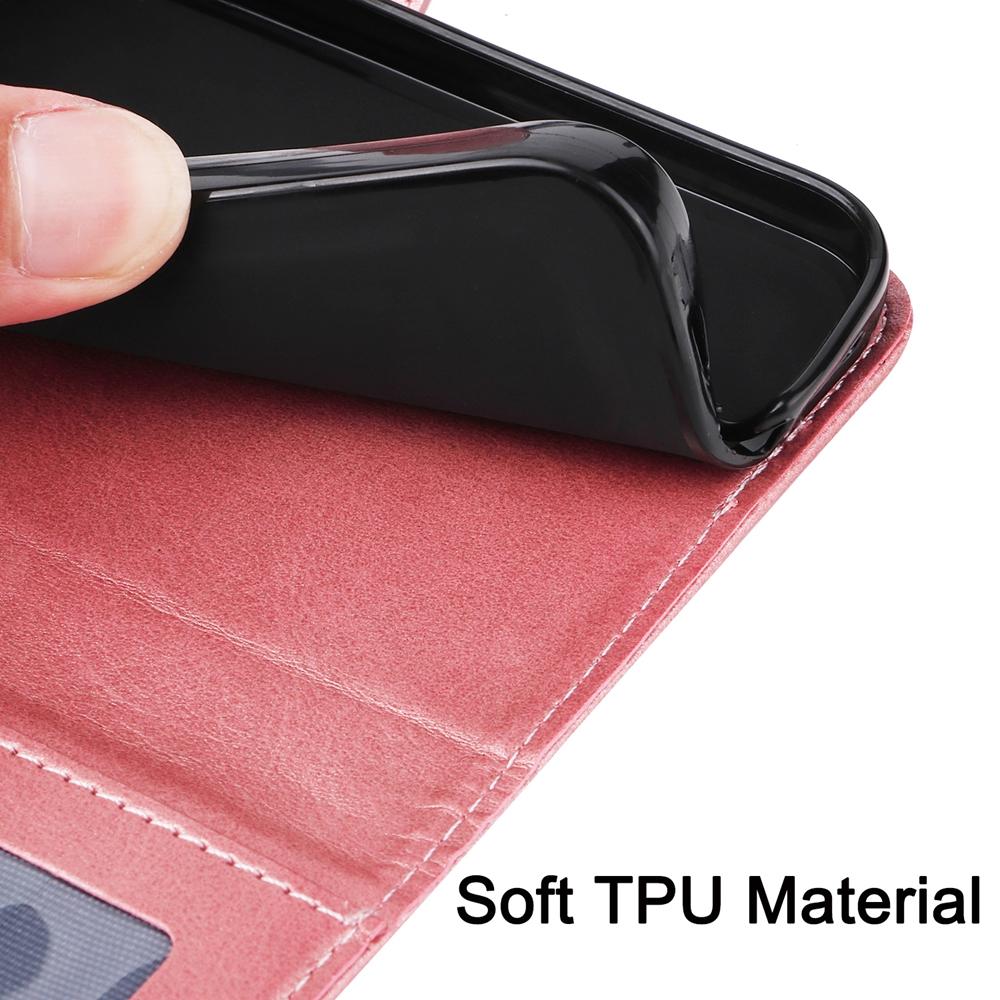 For vivo V50 Classic Calf Texture Flip Leather Phone Case(Rose Gold)
