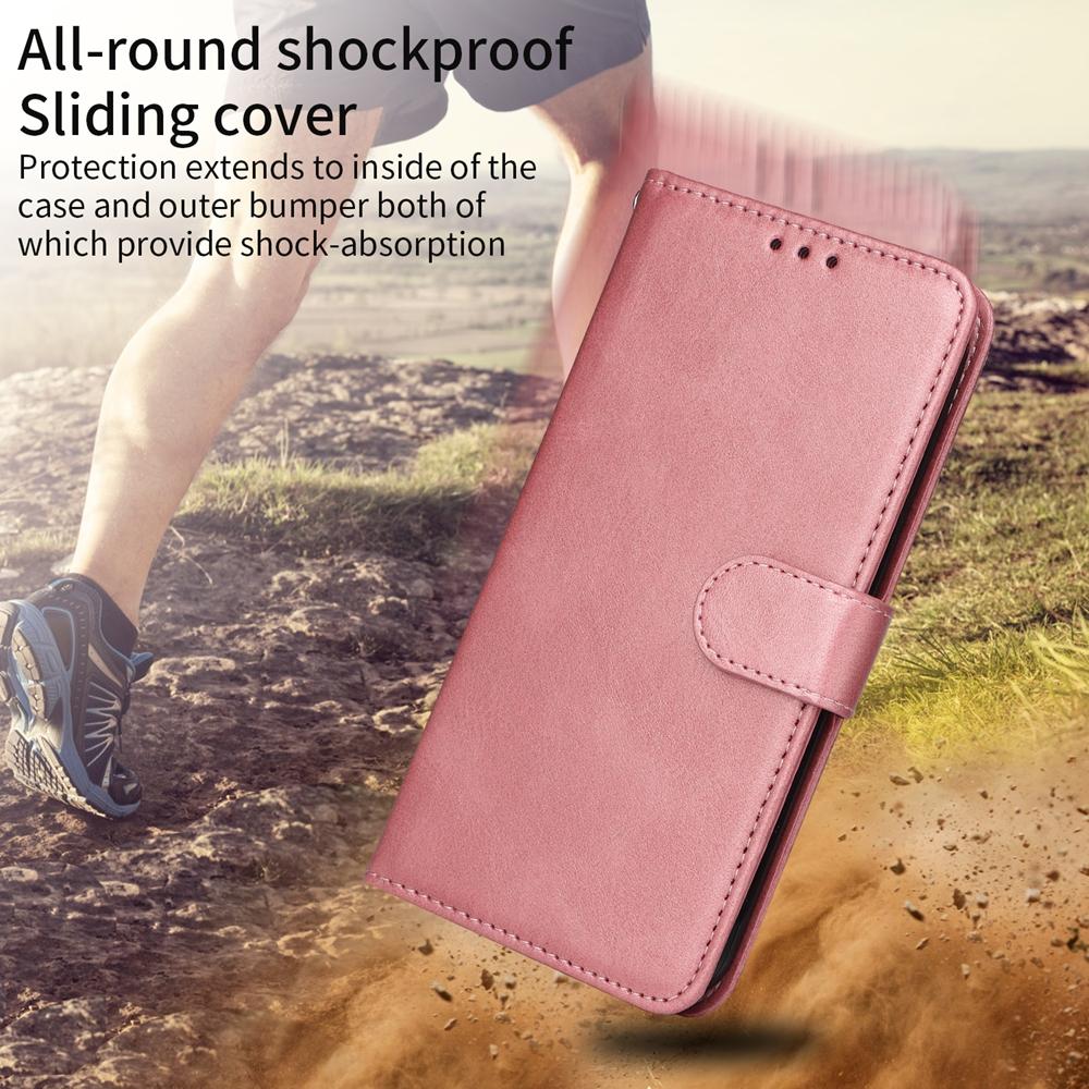 For vivo V50 Classic Calf Texture Flip Leather Phone Case(Rose Gold)