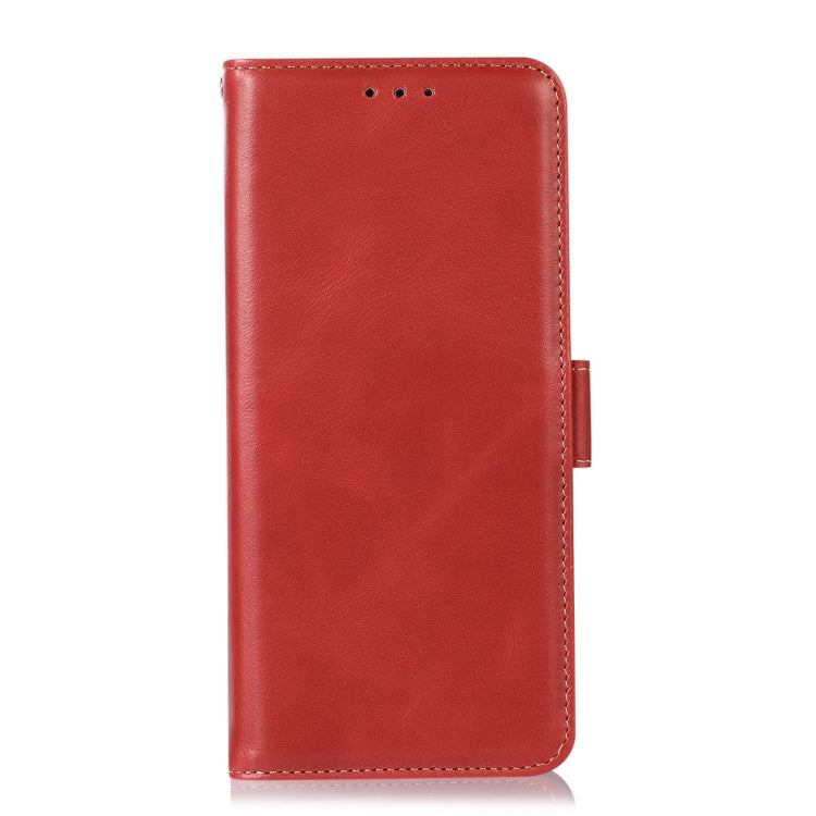 For Honor 100 Crazy Horse Top Layer Cowhide Leather Phone Case(Red)