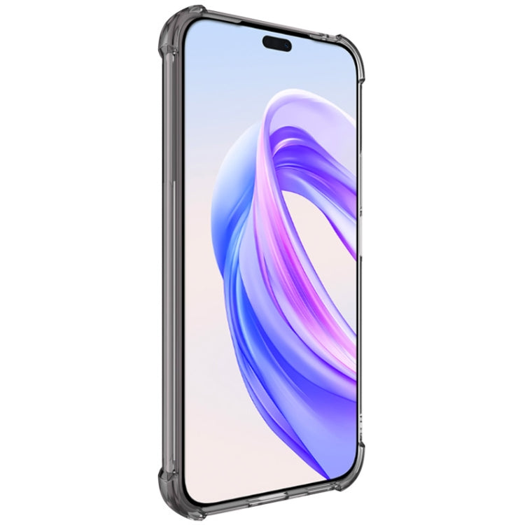 For Honor X50i+ 5G imak Shockproof Airbag TPU Phone Case(Transparent Black)