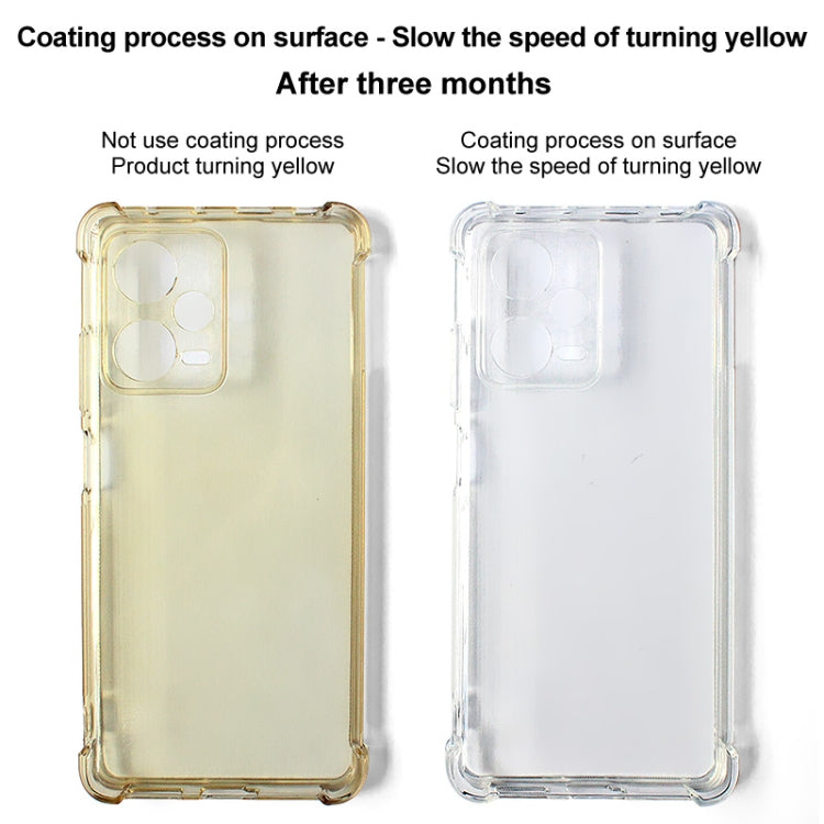 For Honor 100 Pro 5G imak Shockproof Airbag TPU Phone Case(Transparent Black)