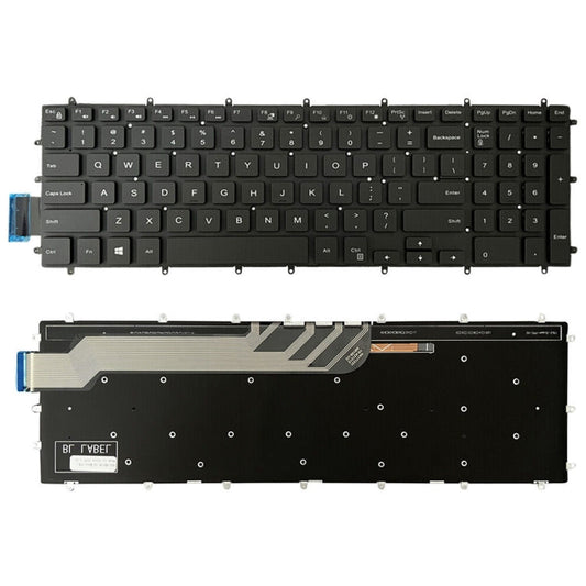 US Version White Word Laptop Keyboard For Dell G3 3579 3779 / G5 5587 / G7 7588(Black)