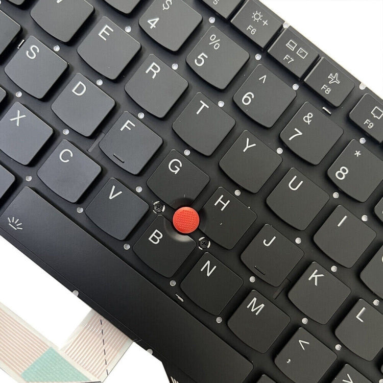 For Lenovo ThinkPad T14s Gen 3 21BR 21BS US Version Laptop Keyboard(Black)