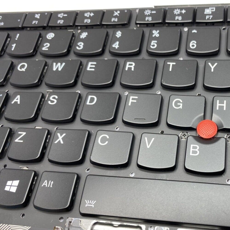 For Lenovo ThinkPad X1 Yoga 5th Gen 20UB US Version Backlight Laptop Keyboard with Touchpad Button(Dark Grey)