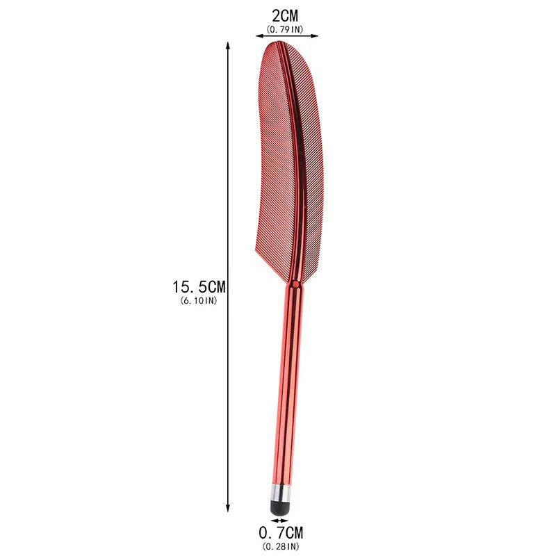 Electroplated Feather Stylus Pen(Pink)
