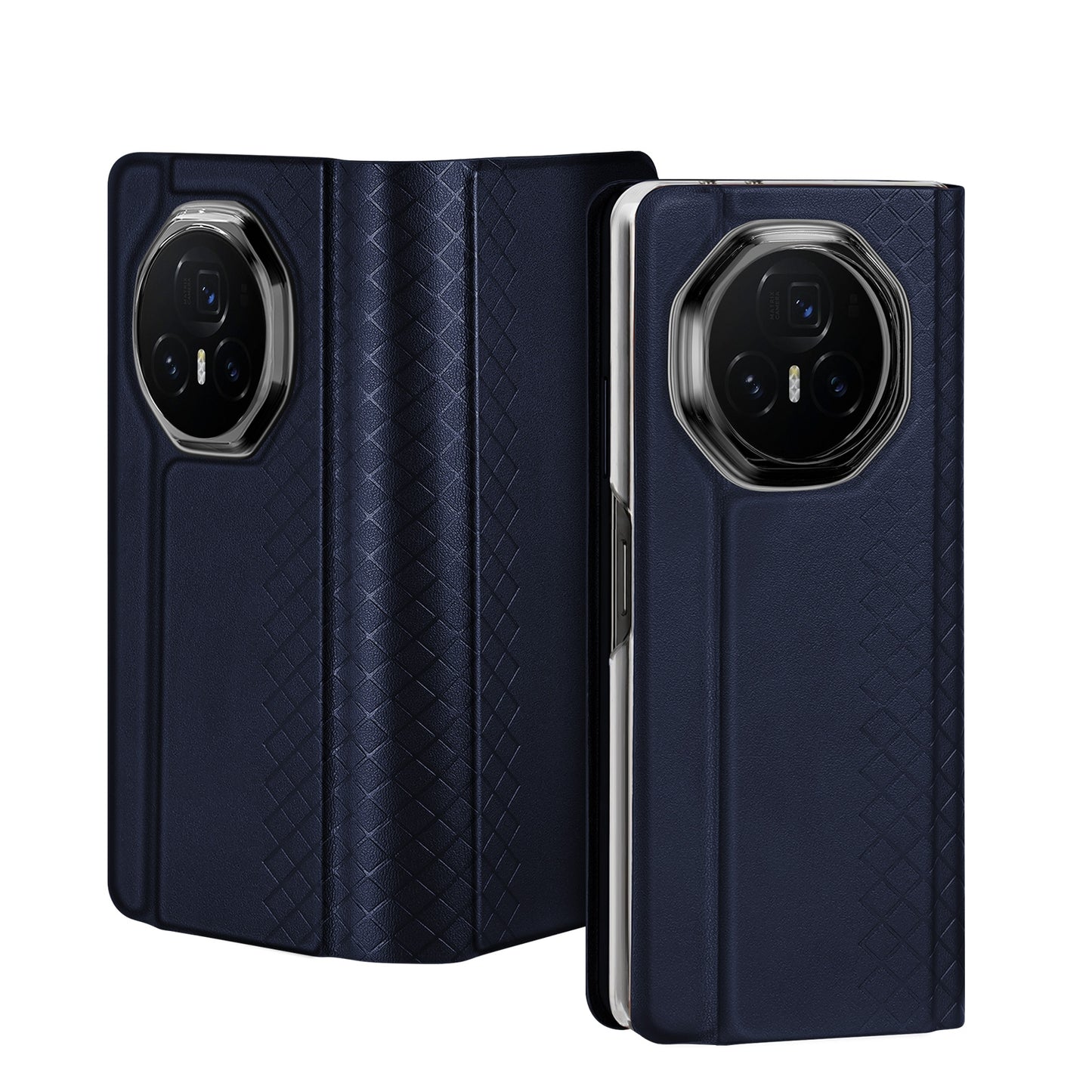 For Honor Magic V3 DUX DUCIS Bril Series PU + TPU Phone Case(Blue)