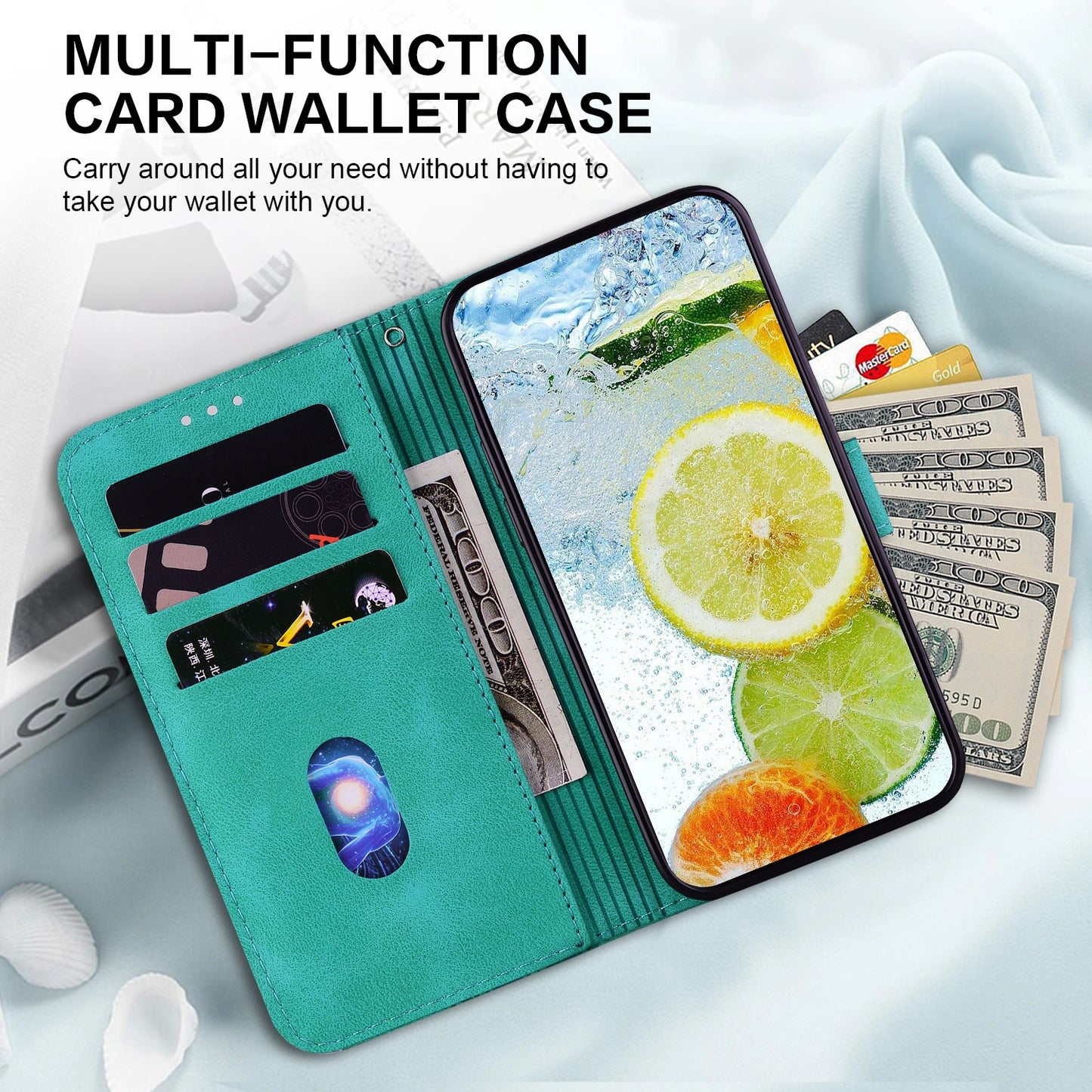 For Motorola Edge 30 Pro / Edge+ 2022 Double 8-shaped Embossed Leather Phone Case(Green)