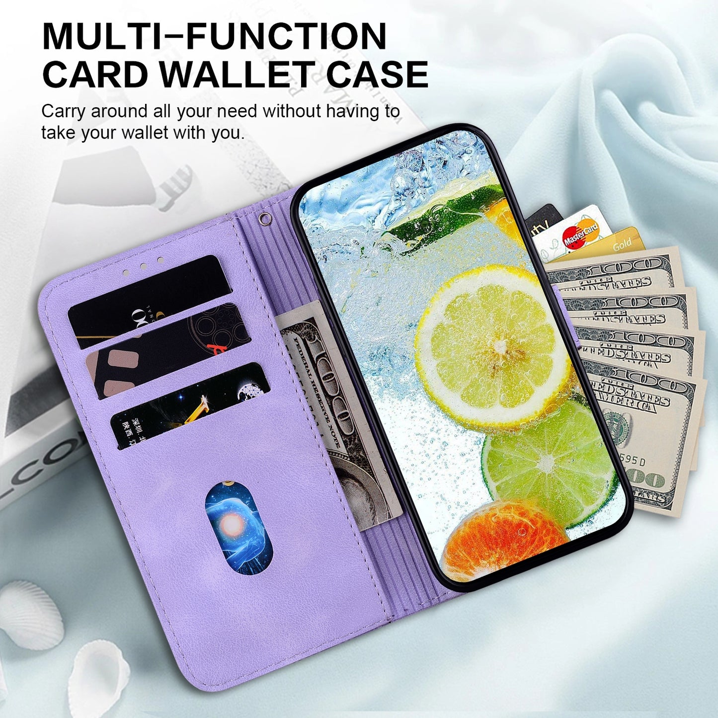 For Motorola Edge 30 Pro / Edge+ 2022 Double 8-shaped Embossed Leather Phone Case(Purple)