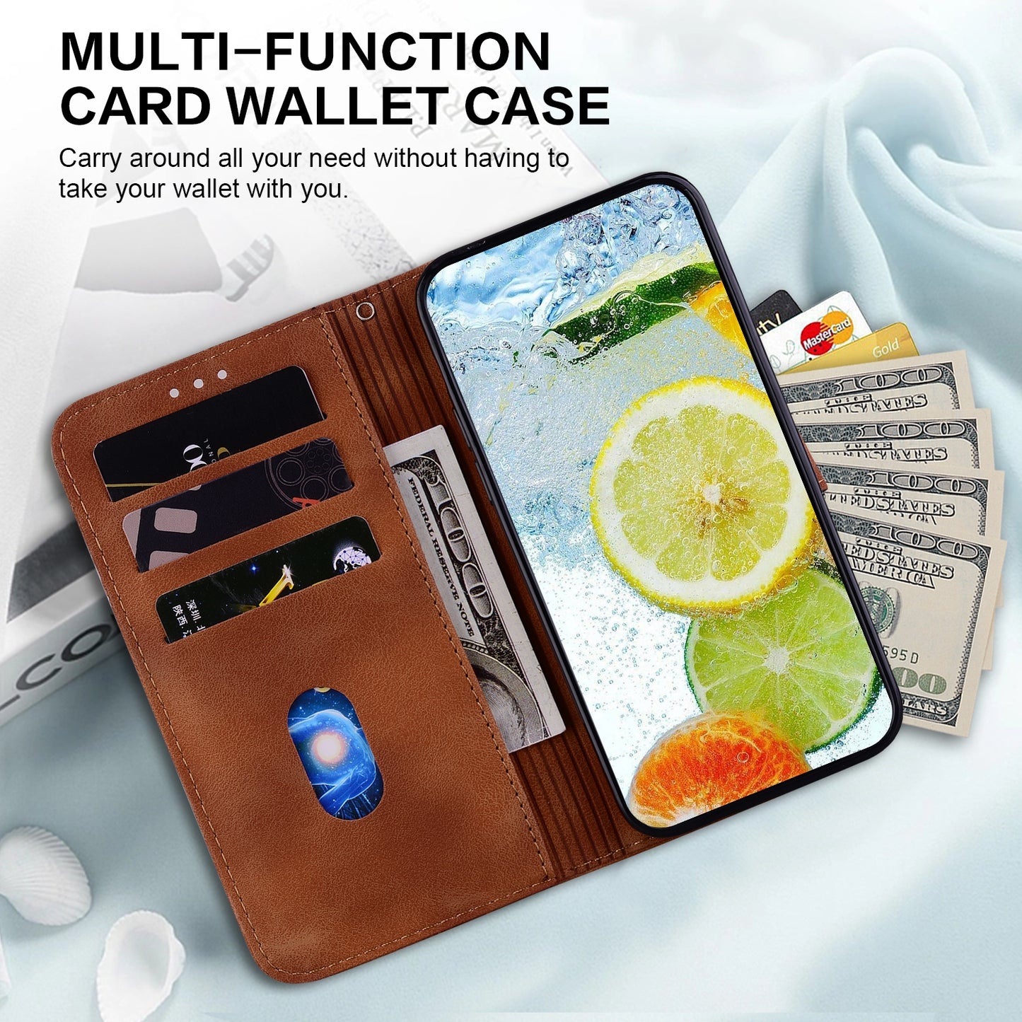 For Motorola Edge 30 Pro / Edge+ 2022 Double 8-shaped Embossed Leather Phone Case(Brown)