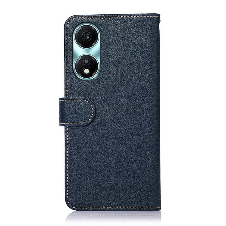 For Honor X5 Plus KHAZNEH Litchi Texture Leather RFID Phone Case(Blue)