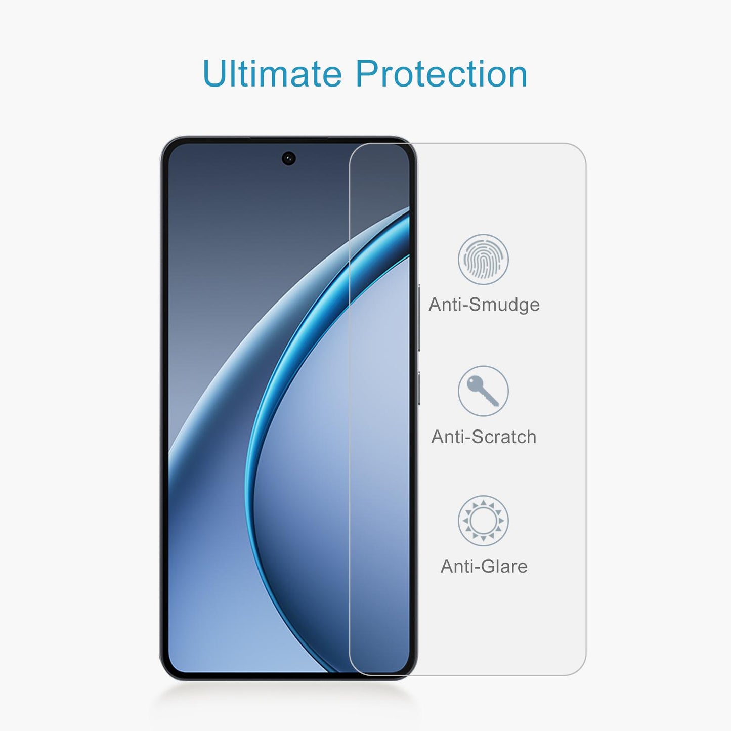 For OPPO K13 Turbo 5G 50pcs 0.26mm 9H 2.5D Tempered Glass Film