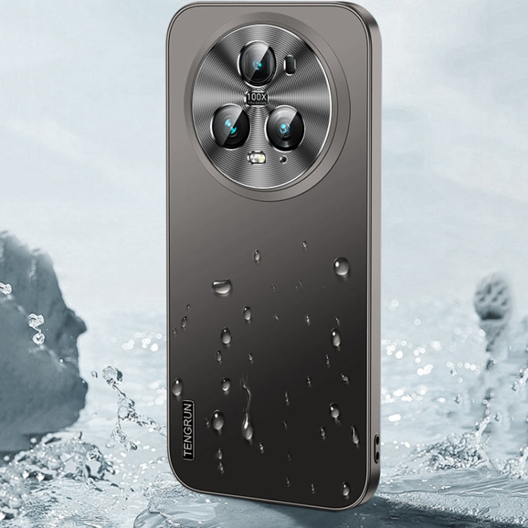 For Honor 100 Pro Streamer Series Micro Frosted Metal Paint PC Phone Case(Silver)